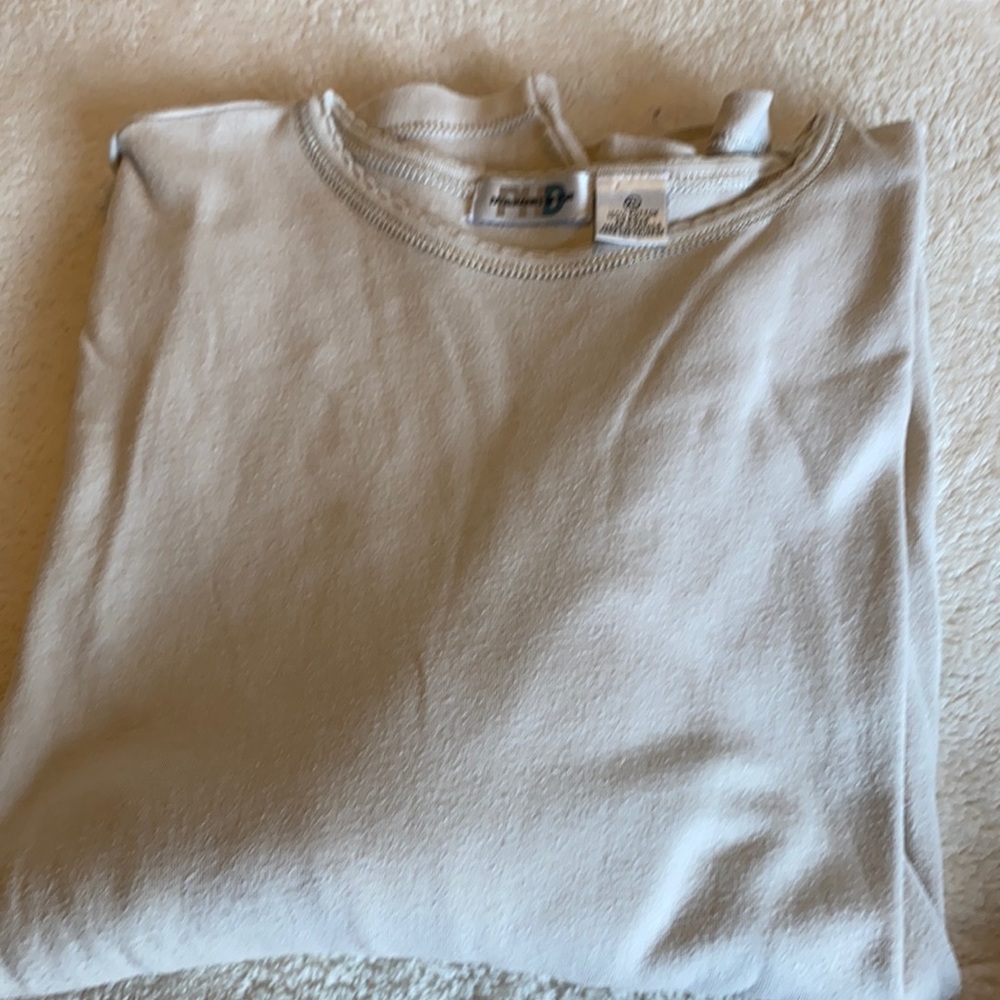 Beige long sleeve shirt XL